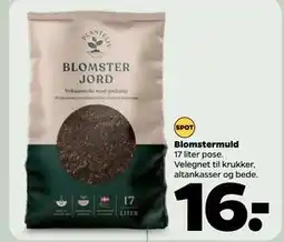 Netto Blomstermuld, DKK 16 tilbud