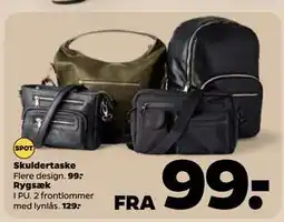 Netto Skuldertaske, DKK 99 tilbud