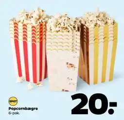 Netto Popcornbægre, DKK 20 tilbud