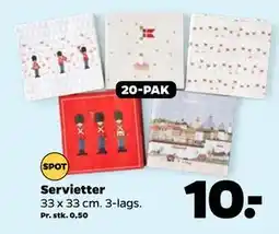 Netto Servietter, DKK 10 tilbud