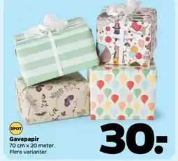Netto Gavepapir, DKK 30 tilbud