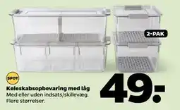 Netto Køleskabsopbevaring med låg, DKK 49 tilbud