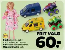 Netto Dukke, DKK 60 tilbud