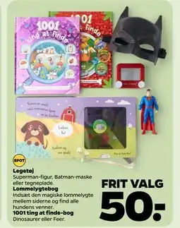 Netto 1001 ting at finde-bog, DKK 50 tilbud