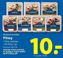 Lidl Pålæg, DKK 10 tilbud