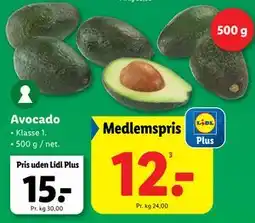 Lidl Avocado, DKK 15, App-pris tilbud