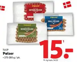 Lidl Pølser, DKK 15 tilbud