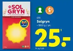 Lidl Solgryn, DKK 25 tilbud