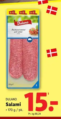 Lidl Salami, DKK 15 tilbud