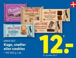 Lidl Kage, snøfler eller cookies, DKK 12 tilbud