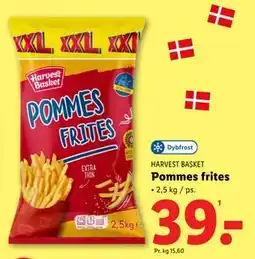 Lidl Pommes frites, DKK 39 tilbud