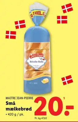 Lidl Små mælkebrød, DKK 20 tilbud