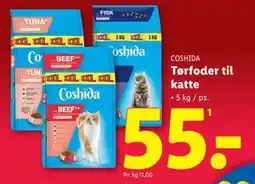 Lidl Tørfoder til katte, DKK 55 tilbud