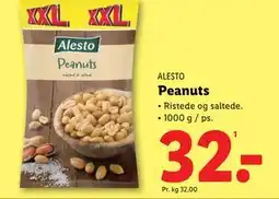 Lidl Peanuts, DKK 32 tilbud