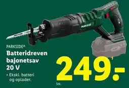 Lidl Batteridreven bajonetsav 20 V, DKK 249 tilbud