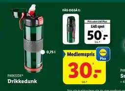 Lidl Drikkedunk, DKK 50, App-pris tilbud
