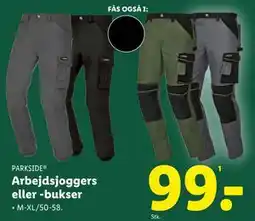 Lidl Arbejdsjoggers eller -bukser, DKK 99 tilbud