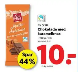 Lidl Chokolade med karamelknas, DKK 10 tilbud