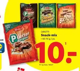Lidl Snack-mix, DKK 10 tilbud