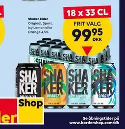 BorderShop Shaker Cider, DKK 99.95 tilbud