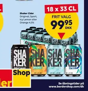 BorderShop Shaker Cider, DKK 99.95 tilbud