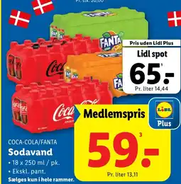 Lidl COCA-COLA/FANTA Sodavand tilbud