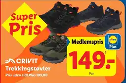 Lidl CRIVIT Trekkingstøvler tilbud