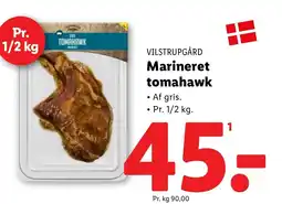 Lidl VILSTRUPGÅRD Marineret tomahawk tilbud