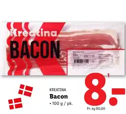 Lidl Kreatina bacon tilbud