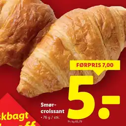 Lidl Smør- croissant tilbud
