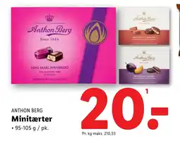 Lidl ANTHON BERG Minitærter tilbud