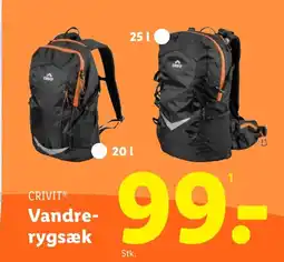 Lidl CRIVITⓇ Vandre- rygsæk tilbud