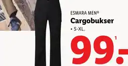Lidl ESMARA MEN® Cargobukser tilbud