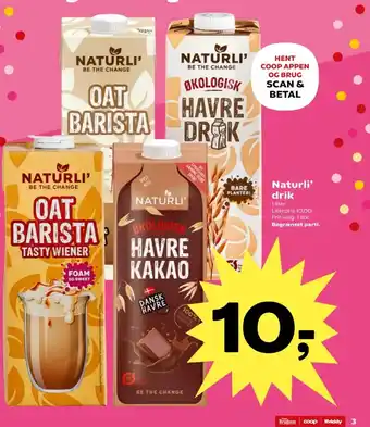 Kvickly Naturli Drik tilbud