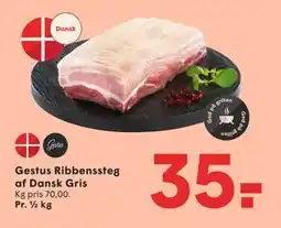 SPAR Gestus Ribbenssteg af Dansk Gris, DKK 35 tilbud