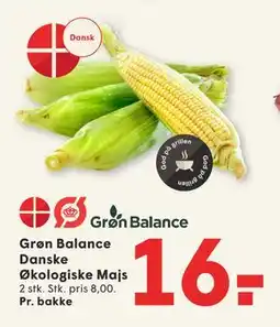 SPAR Grøn Balance Danske Økologiske Majs, DKK 16 tilbud