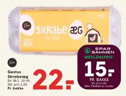 SPAR Gestus Skrabeæg, DKK 22, App-pris tilbud