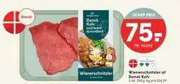 SPAR Wienerschnitzler af Dansk Kalv, DKK 75 tilbud