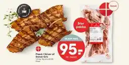 SPAR Flæsk i Skiver af Dansk Gris, DKK 95 tilbud