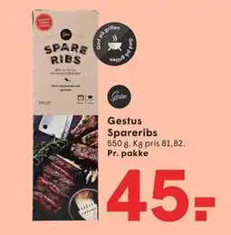SPAR Gestus Spareribs, DKK 45 tilbud