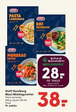 SPAR Steff Houlberg Maxi Middagsretter, DKK 38, App-pris tilbud