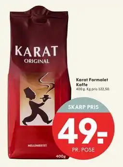 SPAR Karat Formalet Kaffe, DKK 49 tilbud