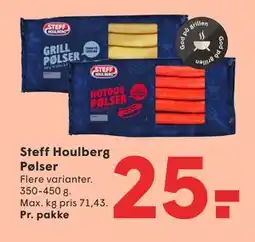 SPAR Steff Houlberg Pølser, DKK 25 tilbud