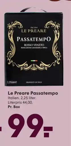SPAR Le Preare Passatempo, DKK 99 tilbud