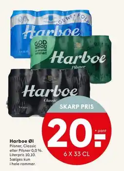 SPAR Harboe Øl, DKK 20 tilbud