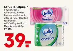 SPAR Lotus Toiletpapir, DKK 39 tilbud