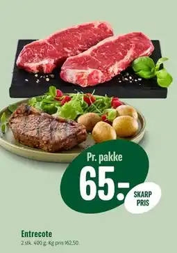 Min Købmand Entrecote, DKK 65 tilbud