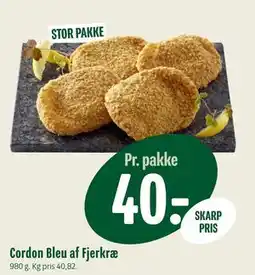 Min Købmand Cordon Bleu af Fjerkræ, DKK 40 tilbud