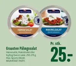 Min Købmand Graasten Pålægssalat, DKK 25 tilbud