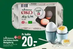 Min Købmand Grøn Balance Danske Økologiske Æg, DKK 20 tilbud